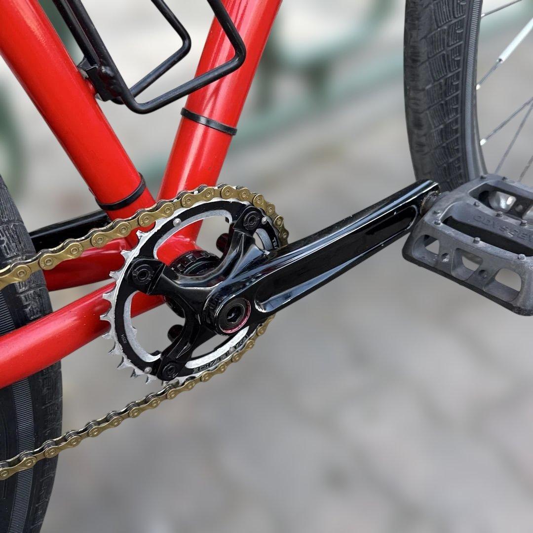 【希少】SURLY 初代カラテモンキー ハブダイナモ＆ドロッパーなど Mサイズ