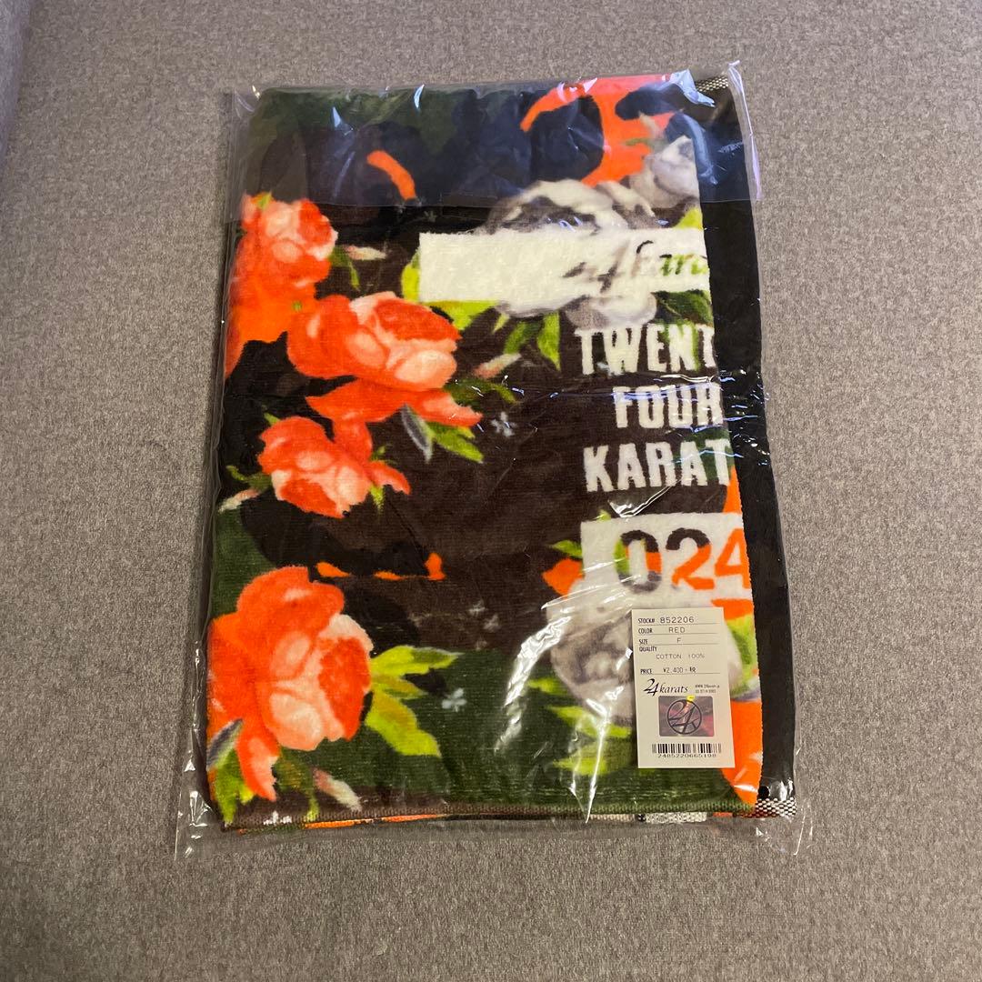 24karats タオル　花柄