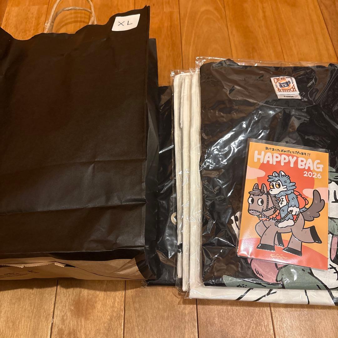 あらいきりこ/おおかみくん オリジナルTシャツ 5枚セット ポスターつき