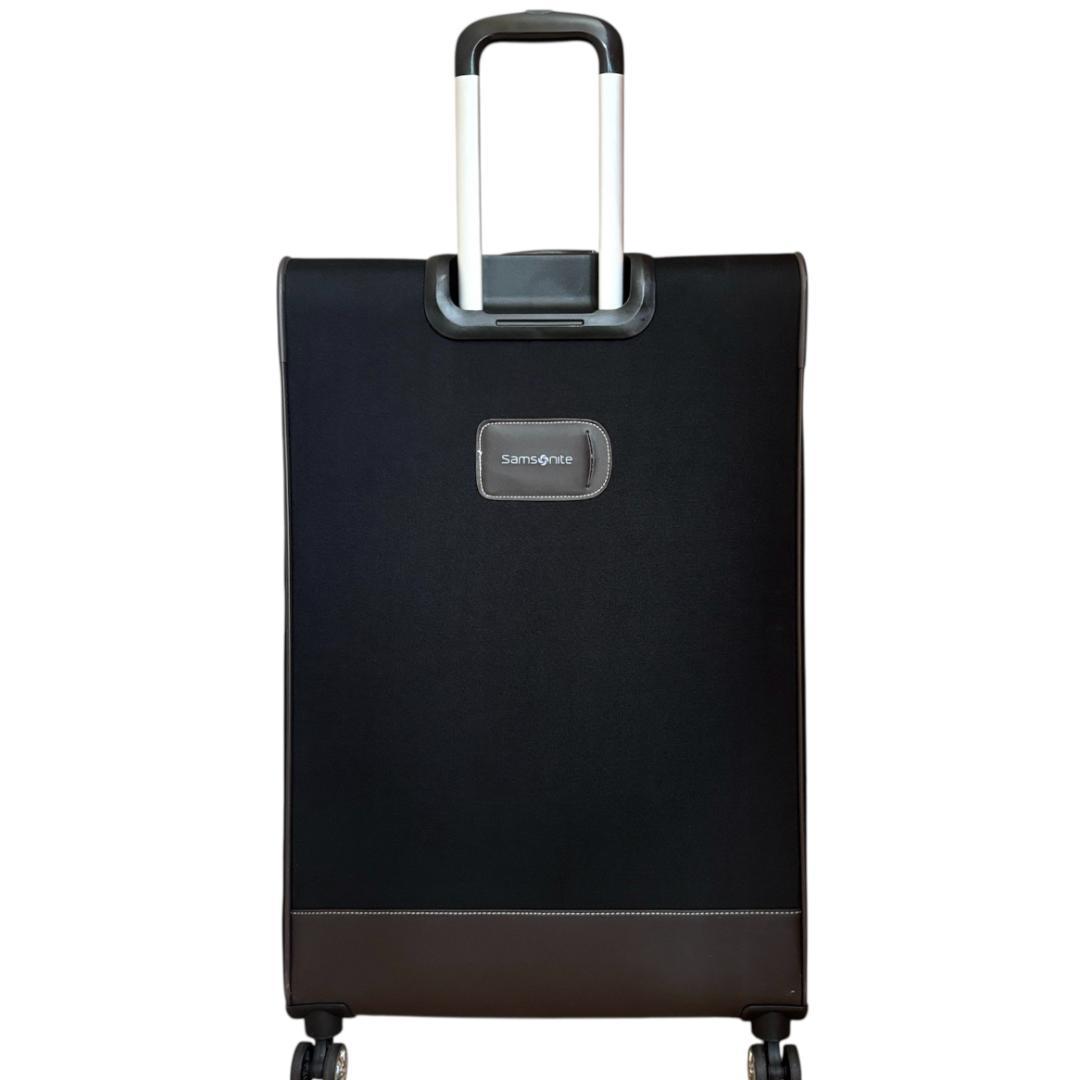 サムソナイト 大型 大容量 スーツケース ソフト 拡張機能付き 黒 ブラック