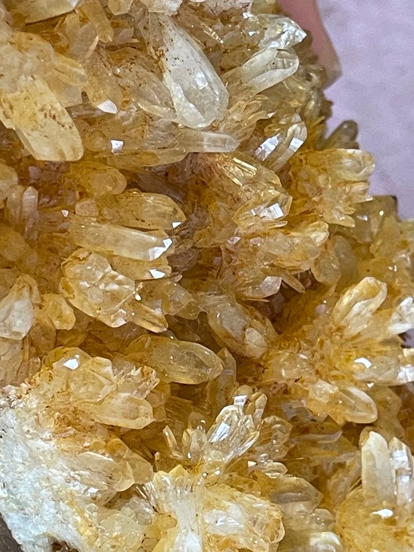 【タイムセール】黄水晶クラスター♪値下げ済