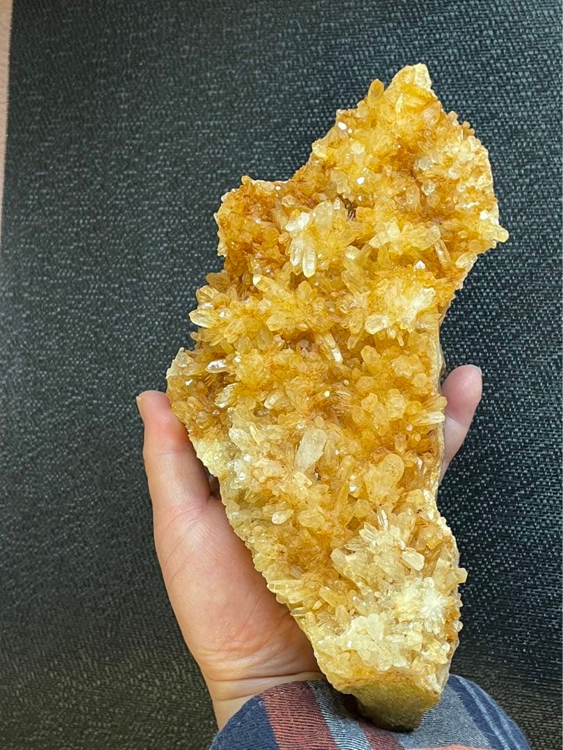 【タイムセール】黄水晶クラスター♪値下げ済