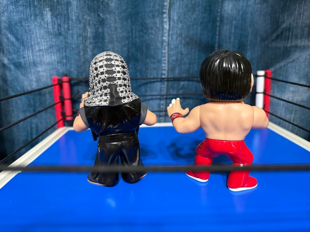 16d フィギュア12体+プロレスリング+カブキサイン　セット