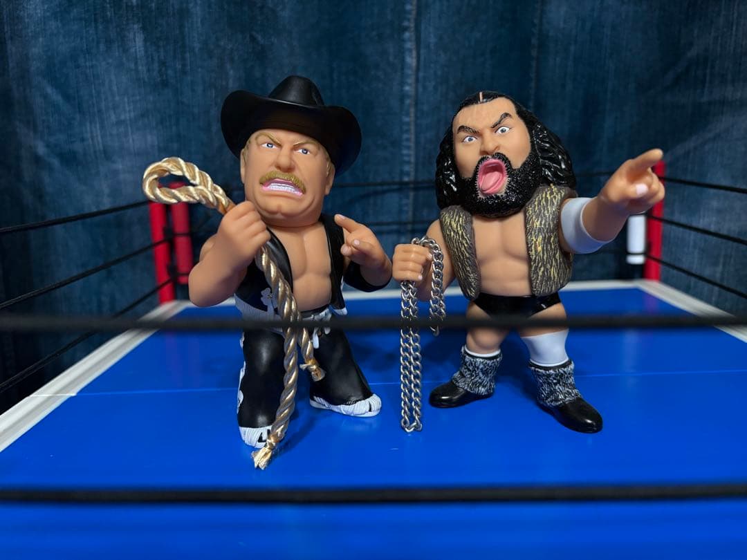 16d フィギュア12体+プロレスリング+カブキサイン　セット