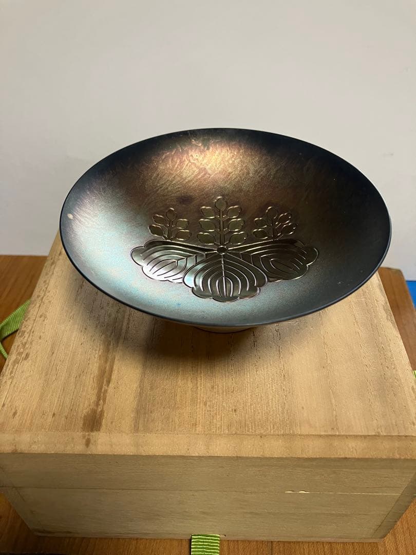 松*田様 シルバー100％盃　箱付き