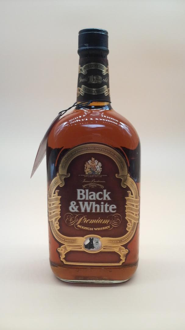 特級　Black & White Premium 12years old