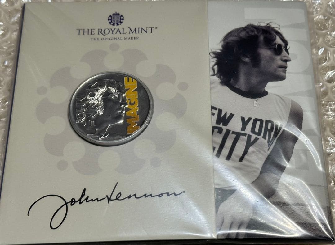 ジョンレノンポールマッカートニージョージマイケル英国記念セット★ビートルズ