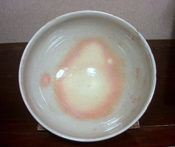 京焼・清水焼　大丸北峰作　高倉観崖画　田舎夏越の図　菓子器　共箱　古物。