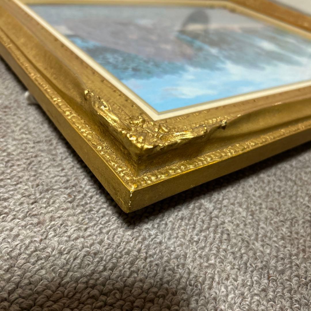 大原美術館　クロードモネ　積みわら　複製画