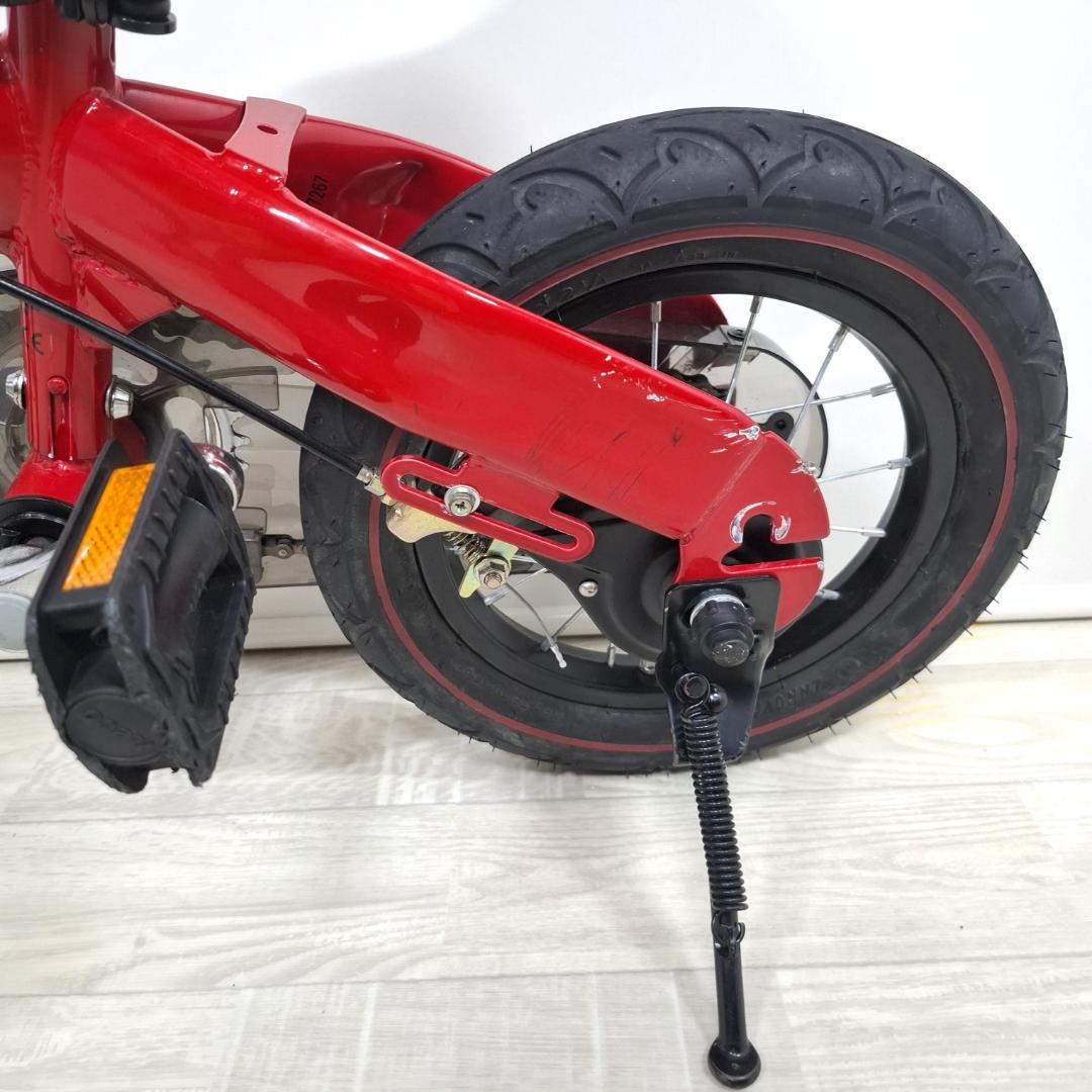 美品★へんしんバイク★12インチ★バランスバイク★取説 工具 スタンド付★レッド