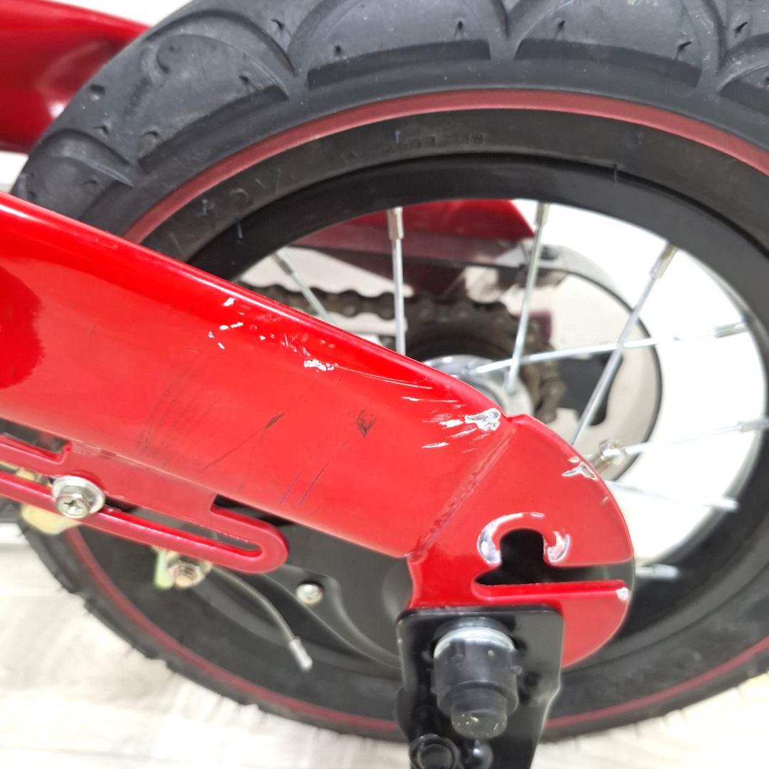 美品★へんしんバイク★12インチ★バランスバイク★取説 工具 スタンド付★レッド