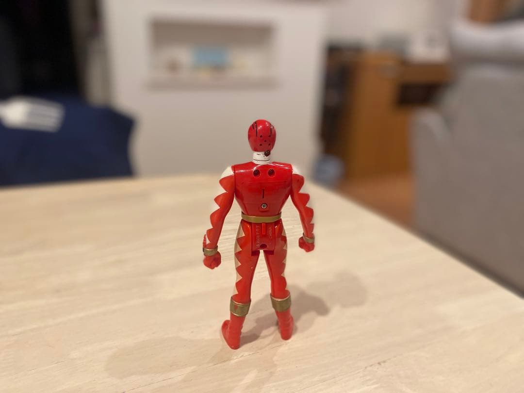 爆竜戦隊アバレンジャー　アバレッド　ソフビ【サウンド戦士】