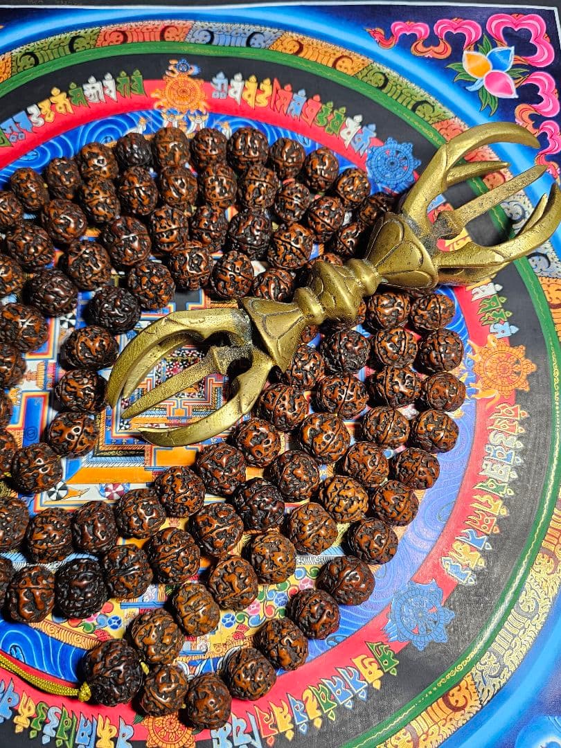 超希少‼️オールドルドラクシャ 109個‼️ ネックレス