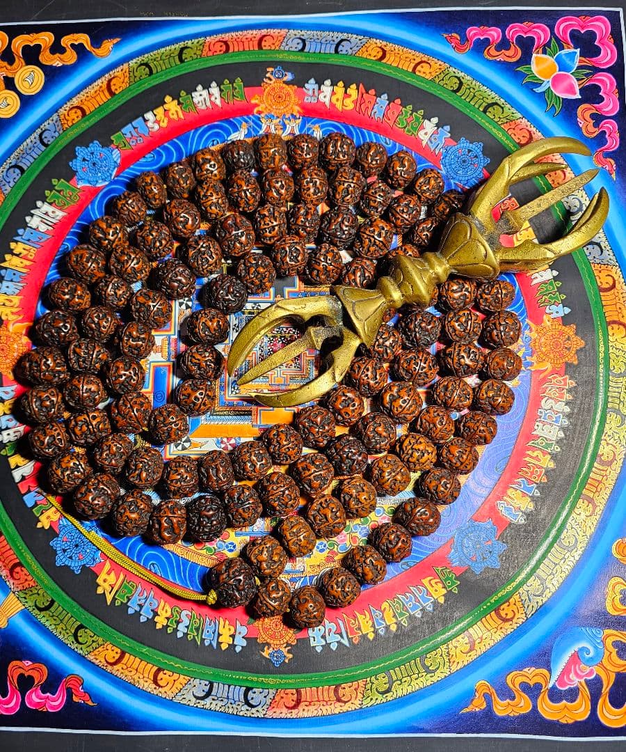 超希少‼️オールドルドラクシャ 109個‼️ ネックレス