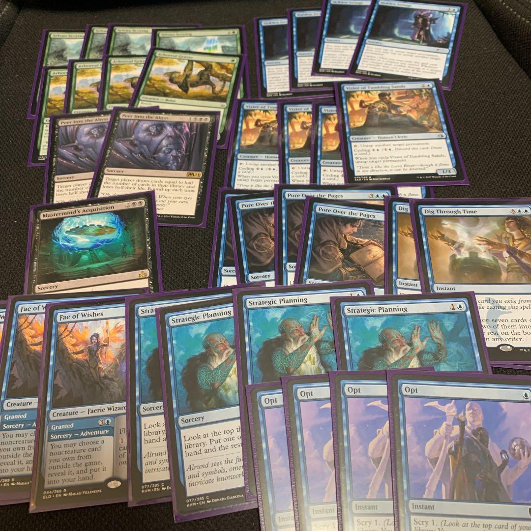 MTG パイオニア　ロータスコンボデッキ　サイドボードスリーブ付75枚　全英語版