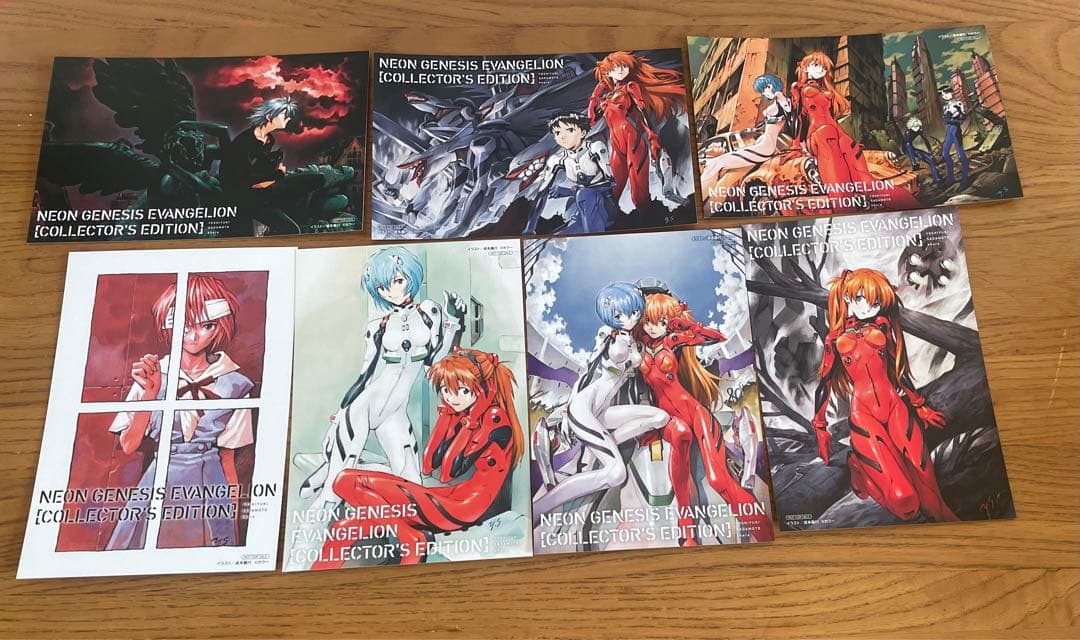 名刺サイズイラストカード7種＋イラストカード7種【新品】エヴァンゲリオン購入特典