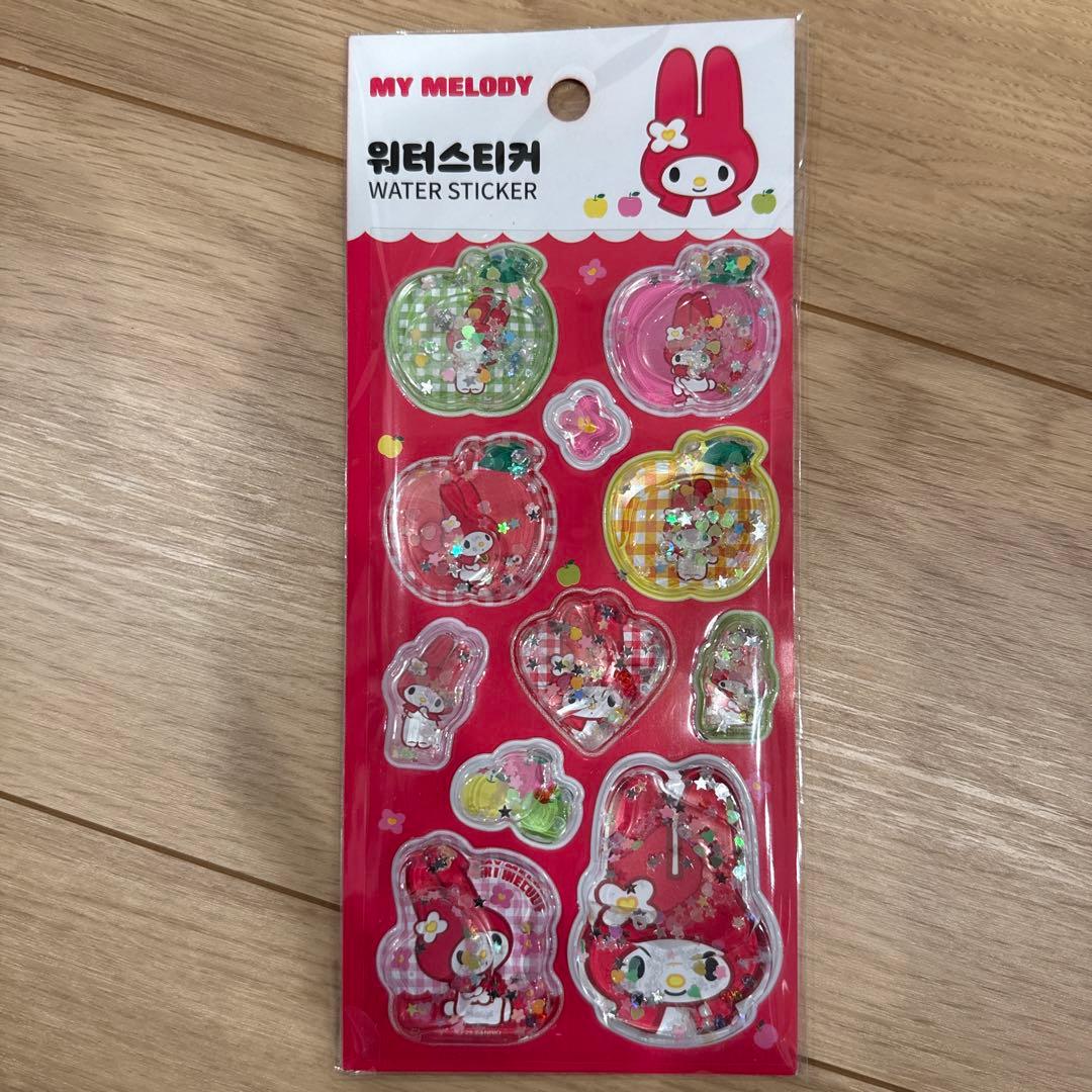 【正規品】マイメロ　ミッフィー　ウォーターシール　ボンボンドロップシール7点