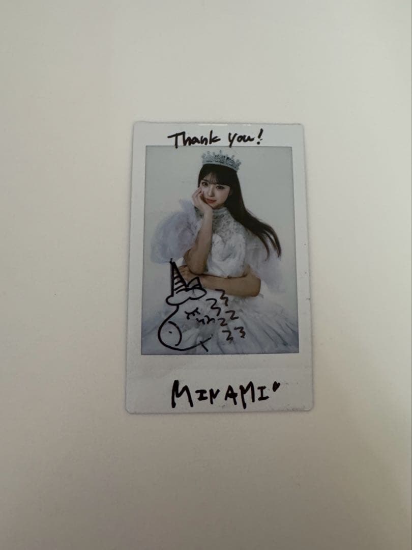 MINAMI直筆サイン入りチェキ