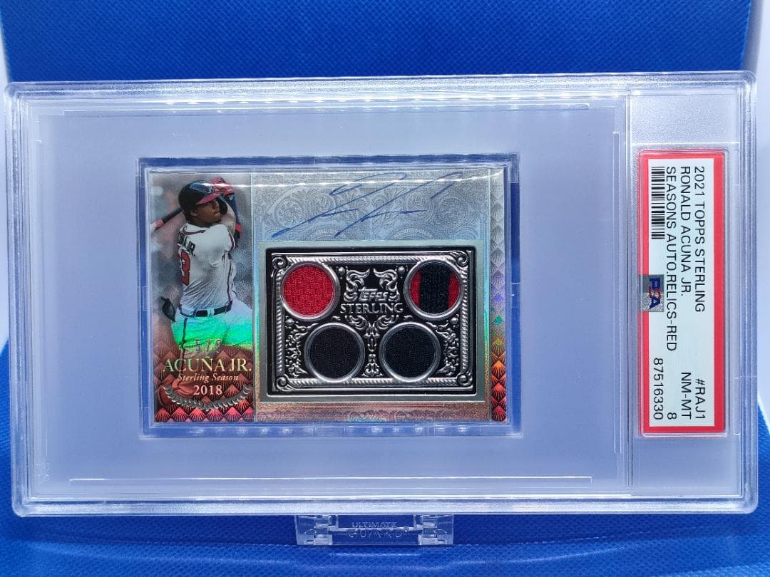 【PSA鑑定品】世界5枚_Ronald Acuna Jr. _直筆サイン