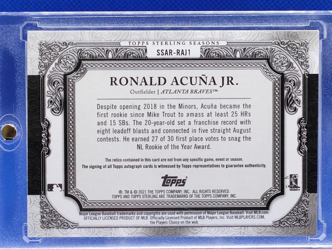 【PSA鑑定品】世界5枚_Ronald Acuna Jr. _直筆サイン