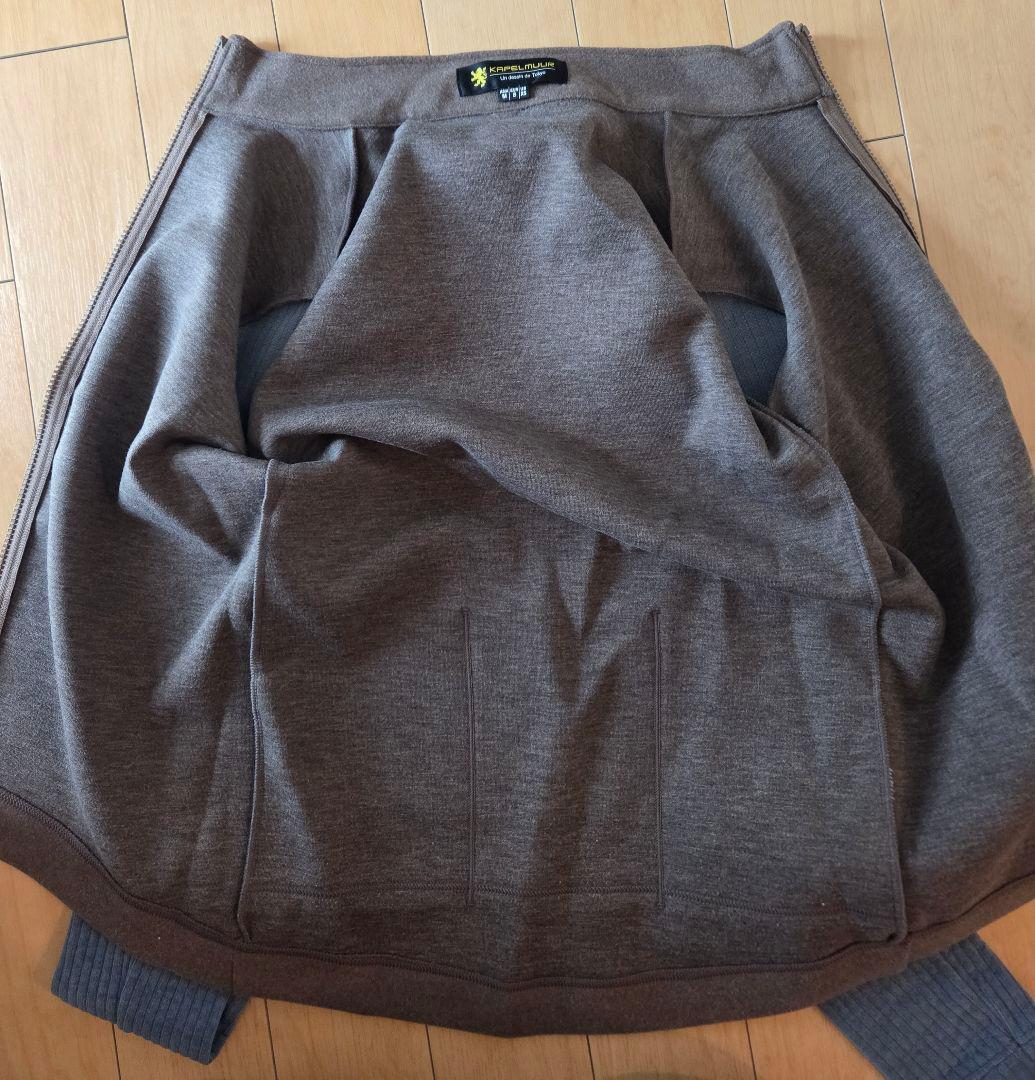 KAPELMUUR　サイクルジャケット　ハイブリットニットジャケット　ブラウン