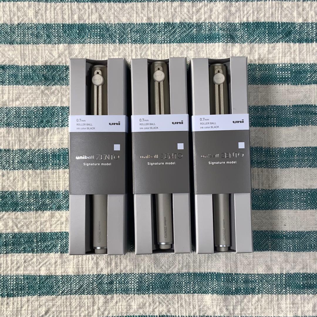 ★三菱鉛筆／ユニ★【ユニボールゼント／シグニチャーモデル0.7mm】３個セット！