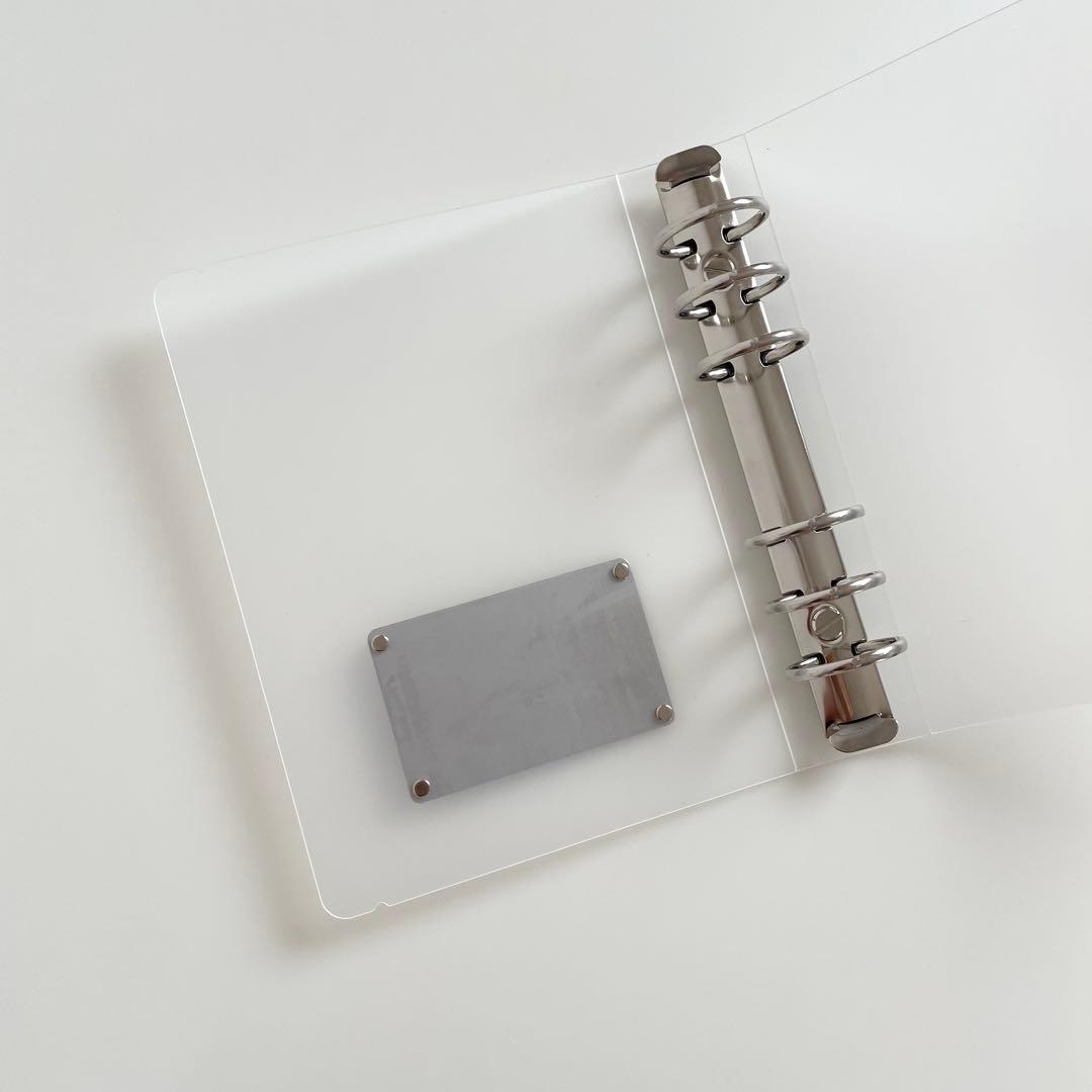 早い者勝ち　韓国　貯金　バインダー　カバー　A6 pvc diarium C