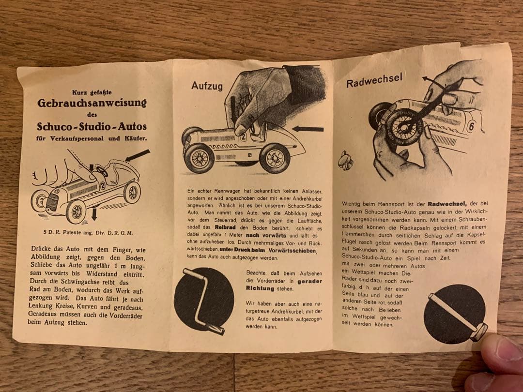 【希少】 Schuco Studio 1050 メルセデス グランプリ 1936