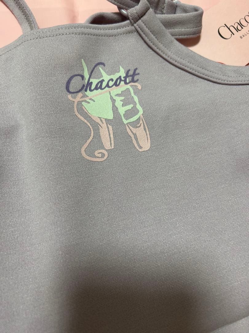 チャコット　オールインワン　120 キッズ　ジュニア　ピンク　サロペット　バレエ