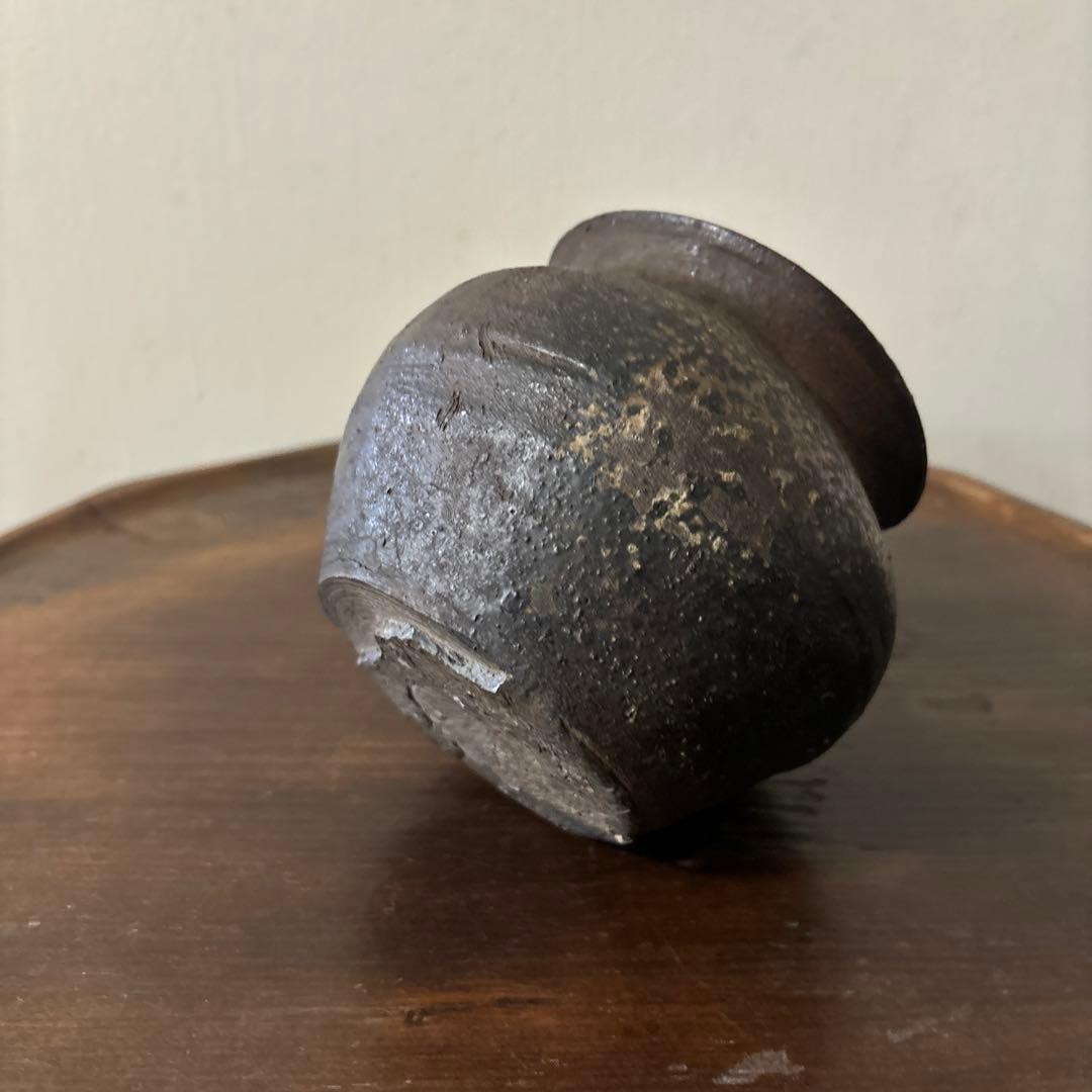 古備前小壺　鎌倉〜室町時代　骨董　花器アンティーク　検:秦秀雄　白洲正子 李朝