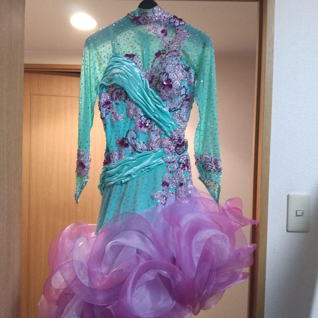 gentil 社交ダンスドレス 水色 紫