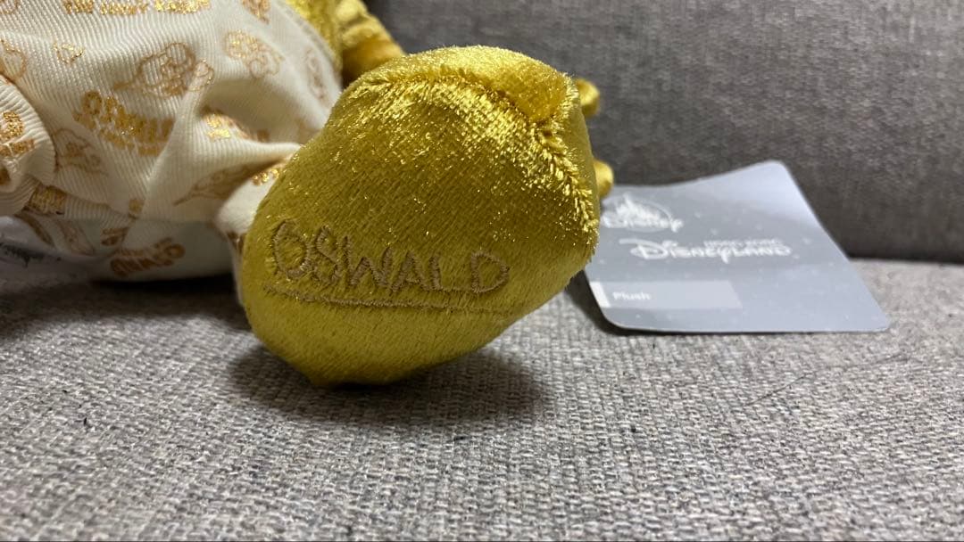 土日限定値下‼️ オズワルド ぬいぐるみ ディズニー 海外 ゴールド 金