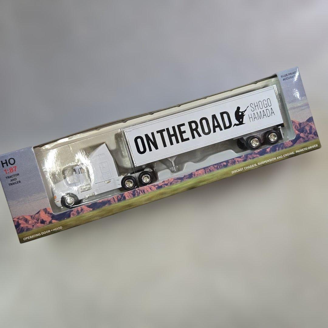 美品　浜田省吾 ON THE ROAD トラクター＆トレーラー　 ミニカー