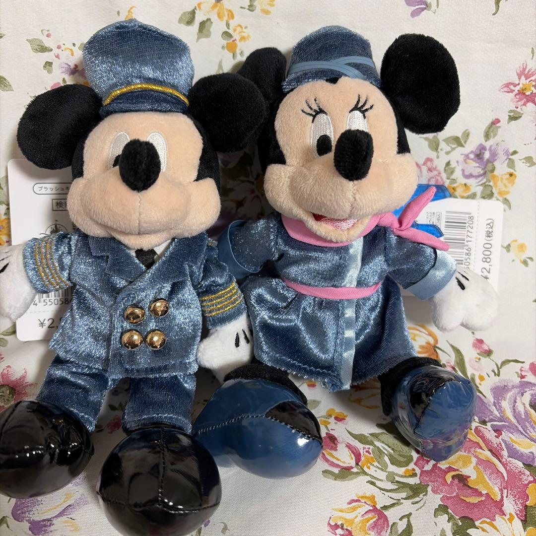 羽田空港限定　ミッキーミニーぬいぐるみキーチェーン　トートバック　キーホルダー