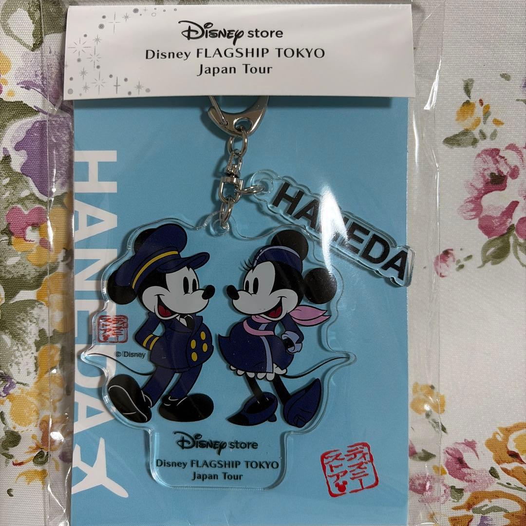 羽田空港限定　ミッキーミニーぬいぐるみキーチェーン　トートバック　キーホルダー