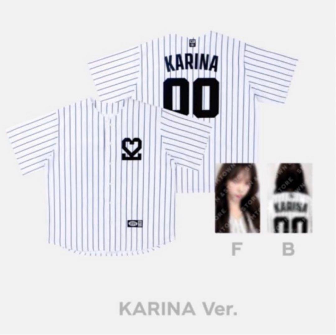 アイドル AESPA KARINA BASEBALL uniform
