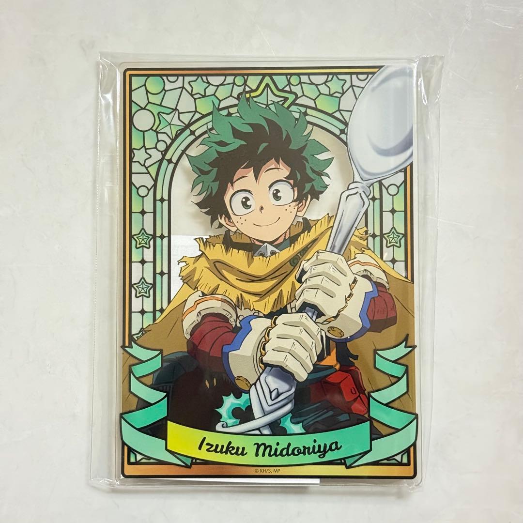 ヒロアカ オープンスクール ミニゲーム カップケーキ S賞 アクリルボード 緑谷