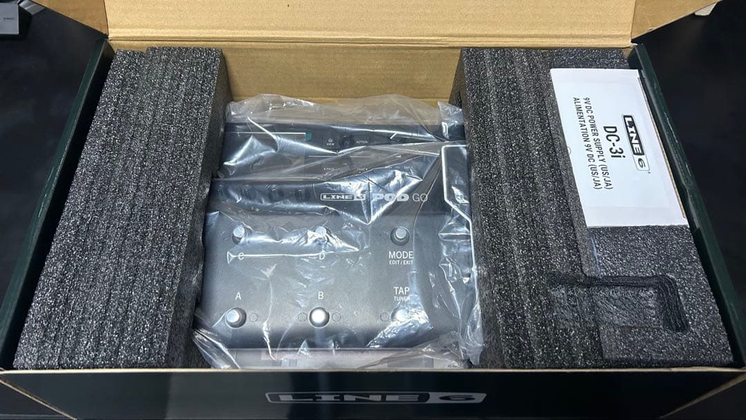 【ほぼ新品】LINE6 POD GO 保護フィルム付