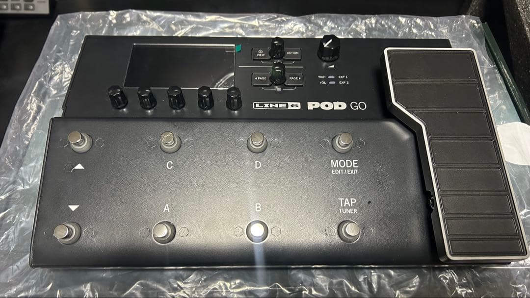 【ほぼ新品】LINE6 POD GO 保護フィルム付