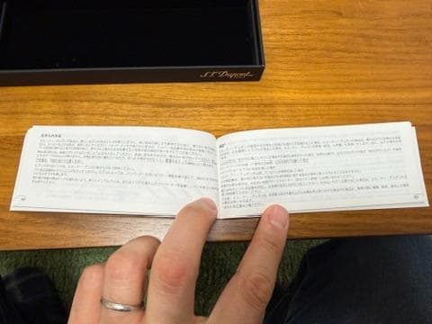 S.T. Dupont ラインD 万年筆 ブラック×シルバー 410677