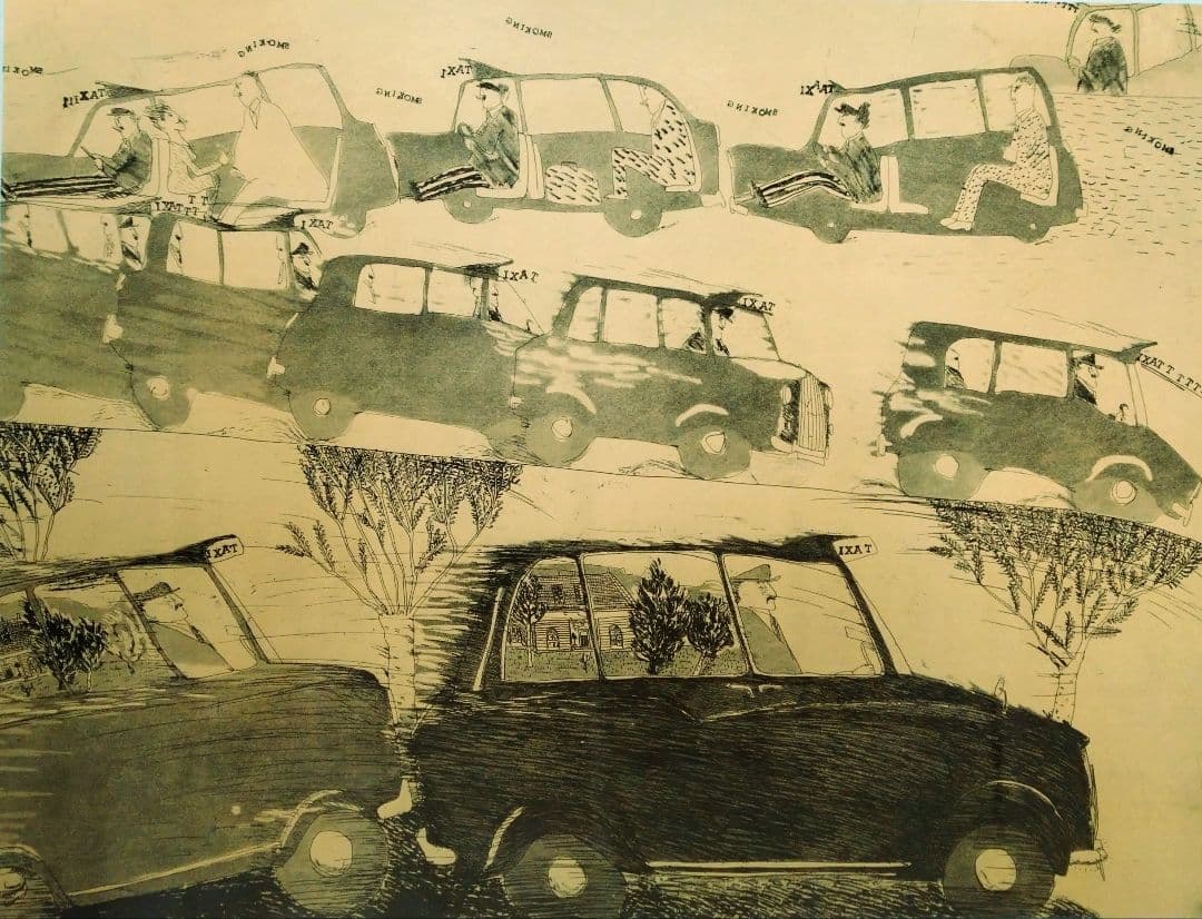 「はよはよ様用」本物保証 AA 山本容子さんの1984年展覧会オリジナルポスター