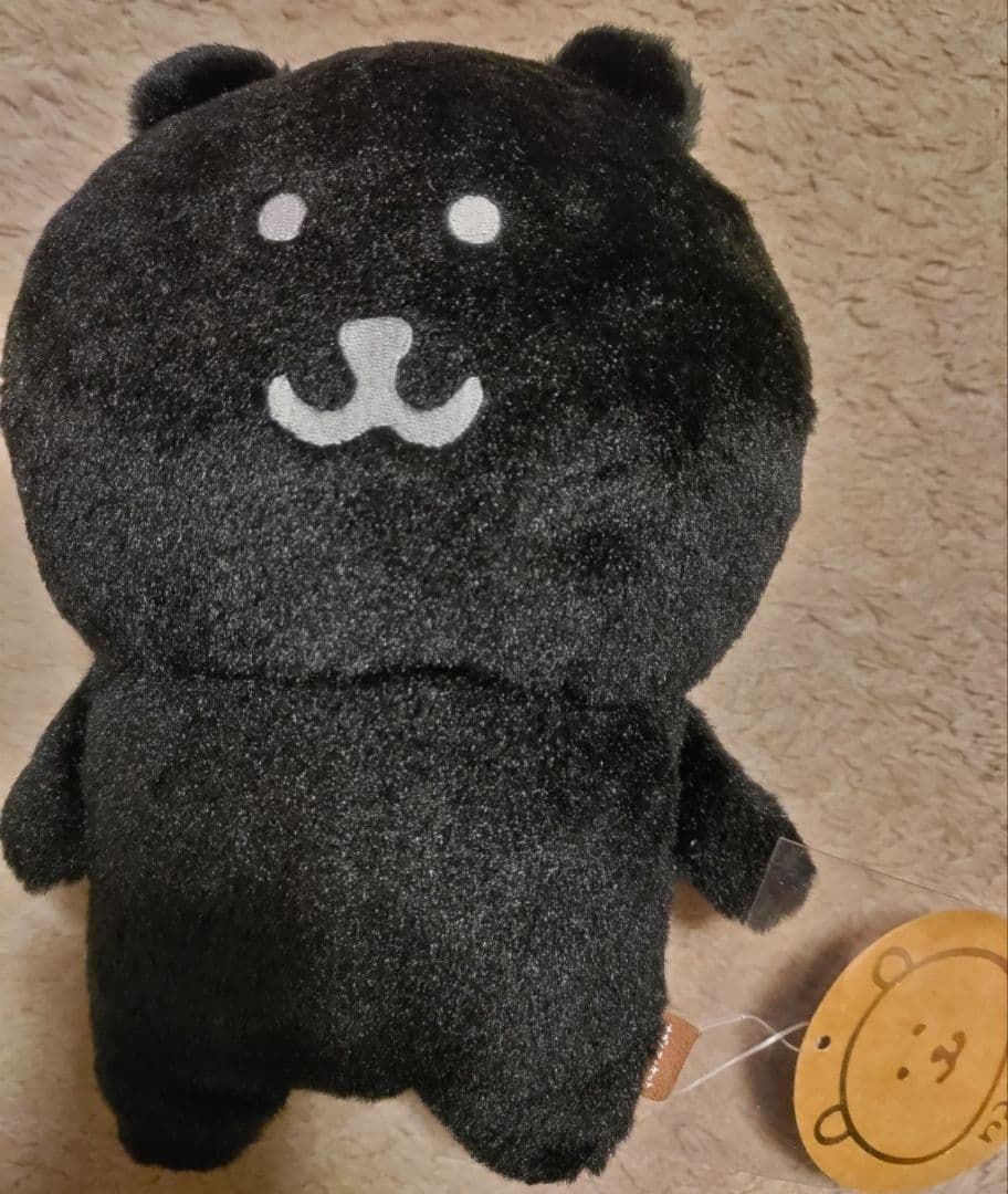 ナガノのくま THE BLACK セット ぬいぐるみS、 ぷちミニマスコット