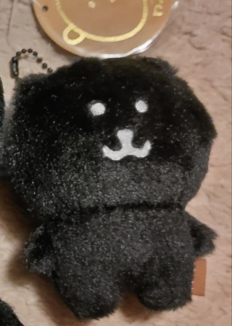 ナガノのくま THE BLACK セット ぬいぐるみS、 ぷちミニマスコット