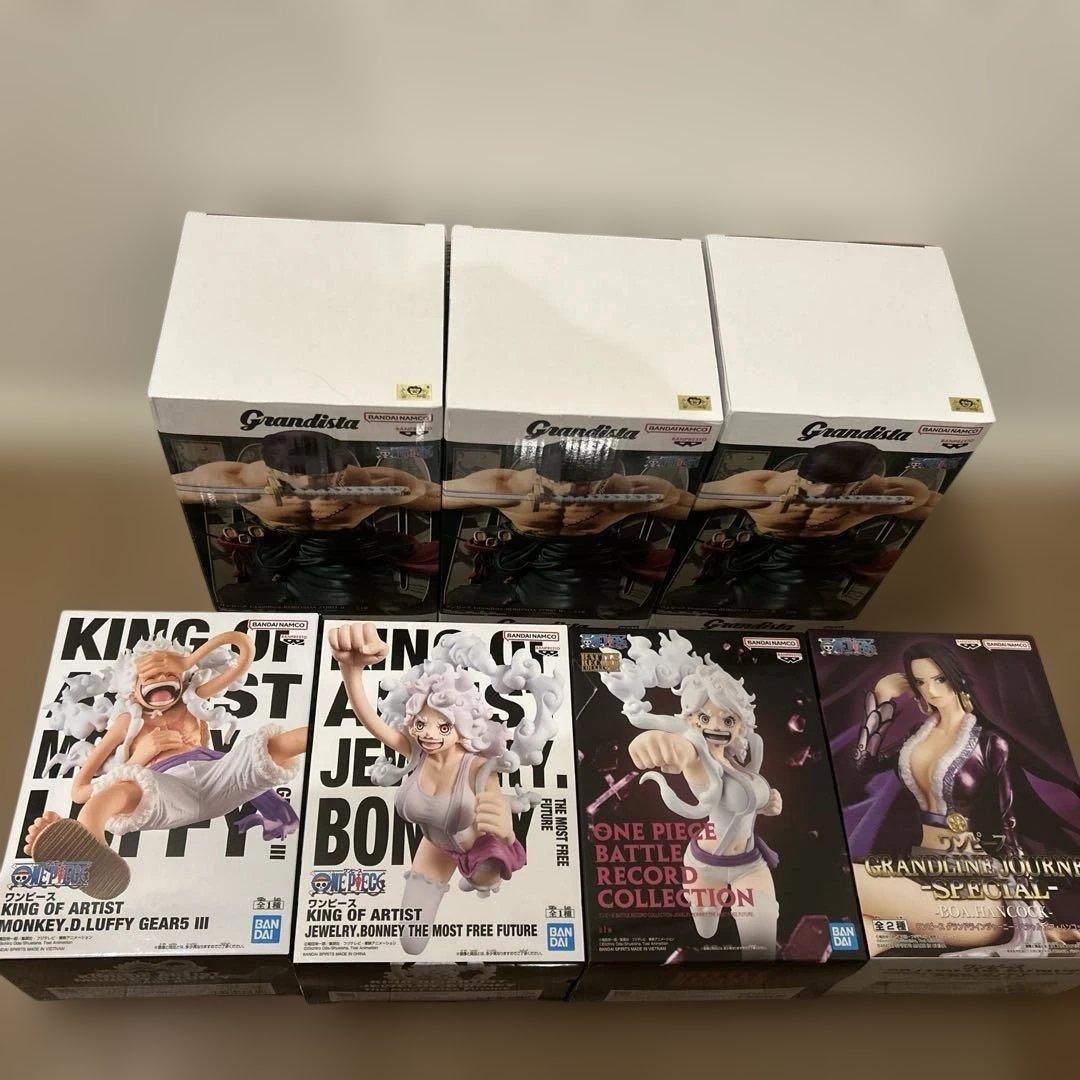 ワンピース　プライズフィギュア7点セット