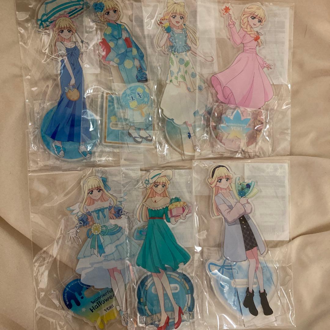 プリティストア　猫屋敷ユキ(人ver)全種　キュアニャミー　アクリルスタンド