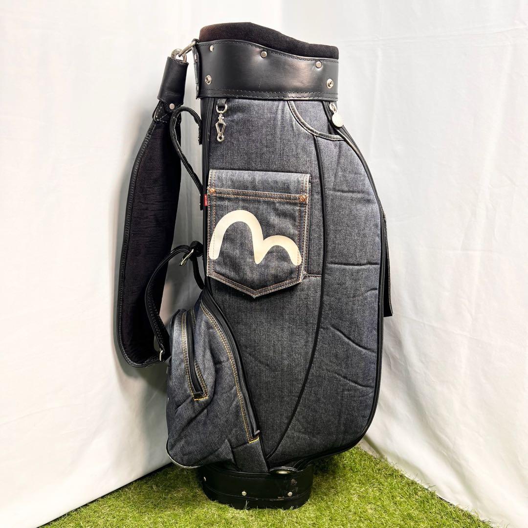 EVISU エヴィス デニム キャディバッグ フード付 美品