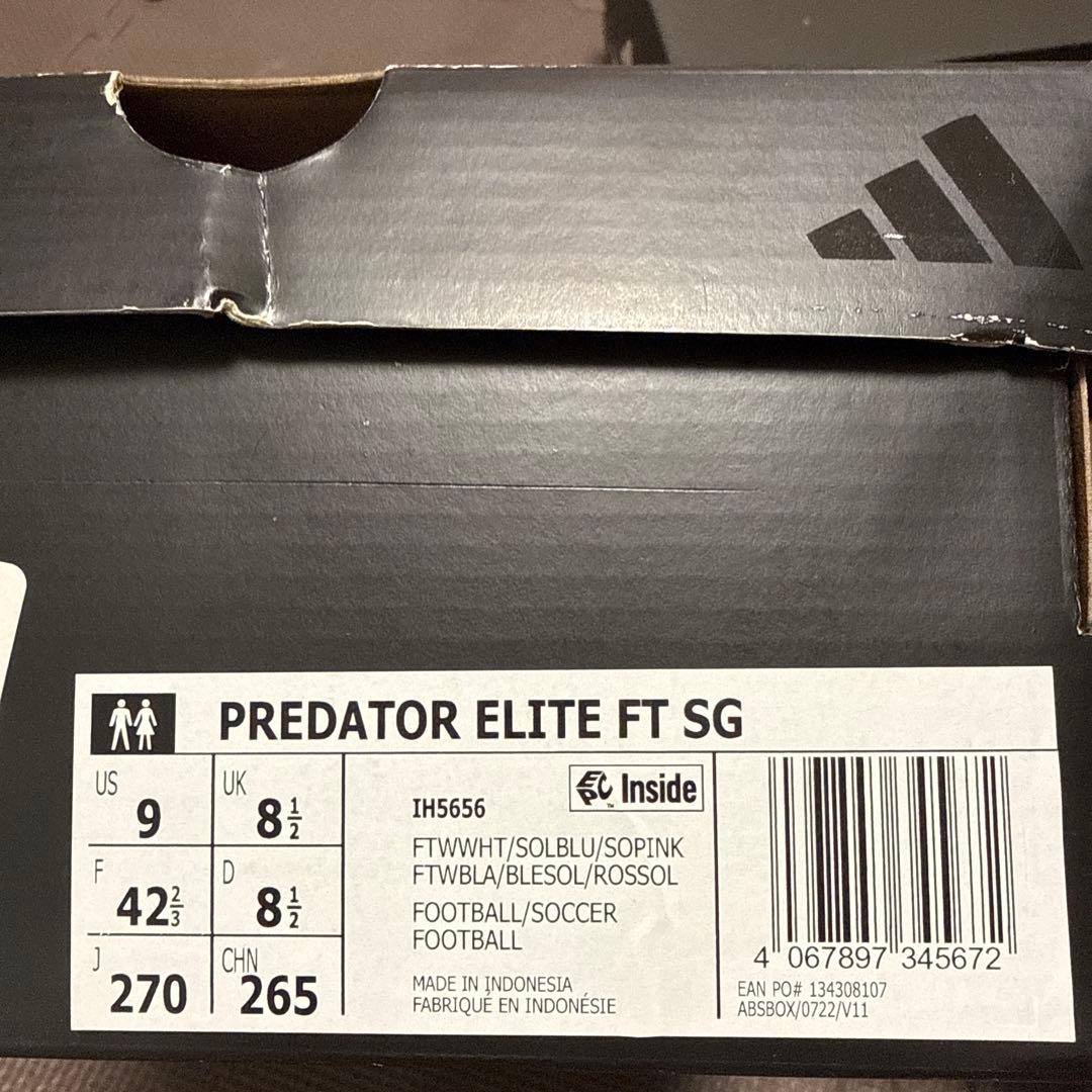 adidas Predator Elite FT SG 27.0 日本未発売