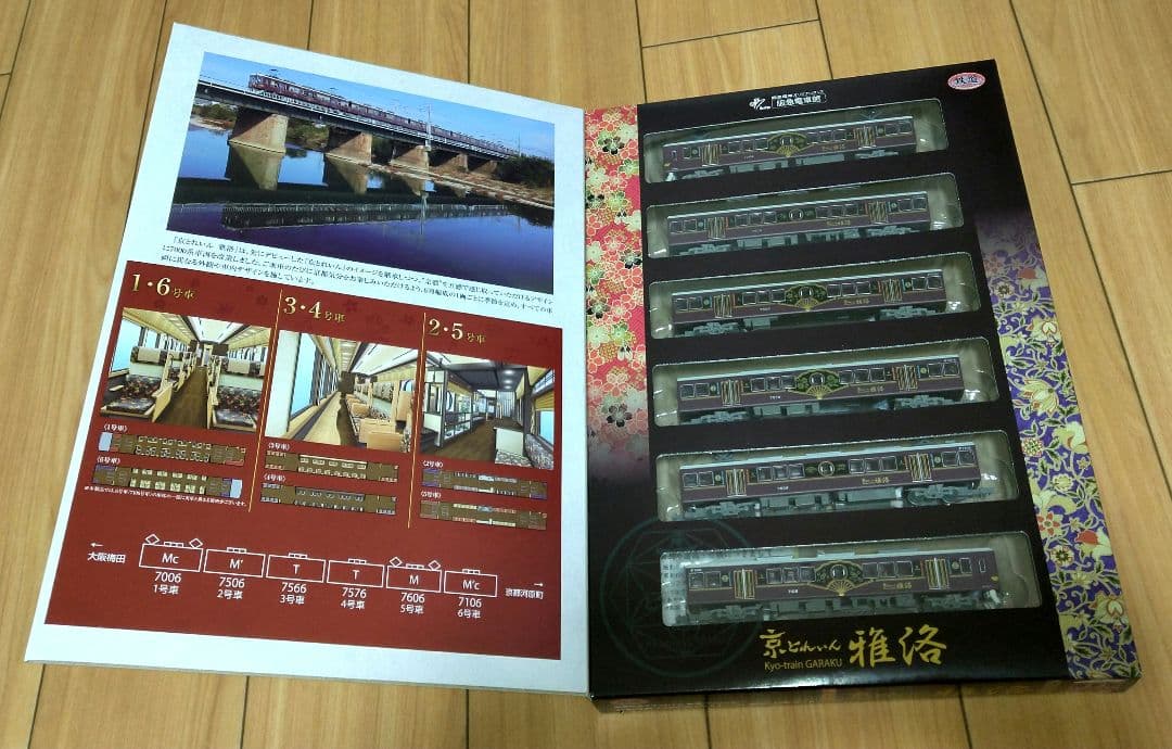 やすぽん　鉄道コレクション 京とれいん雅洛 Nゲージ