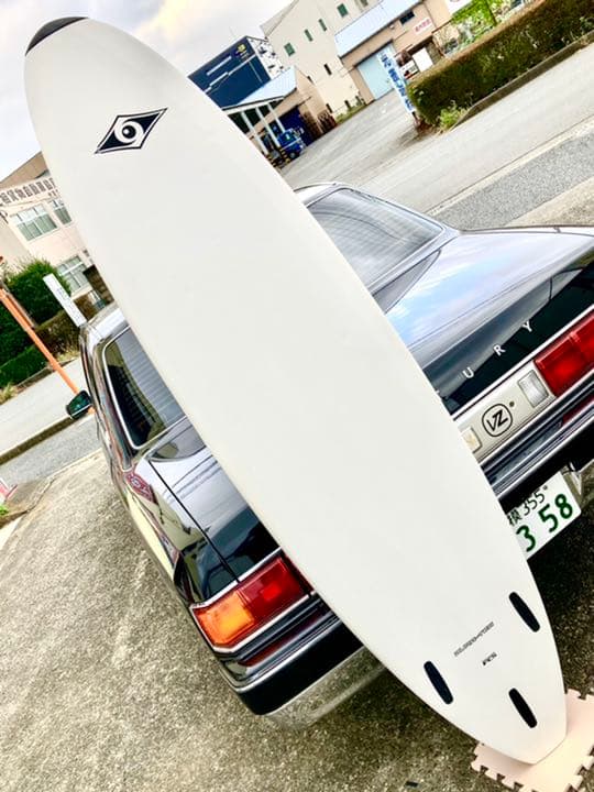 程度◎ 220cm ファンボード ミッドレングス Mini Malibu サーフ