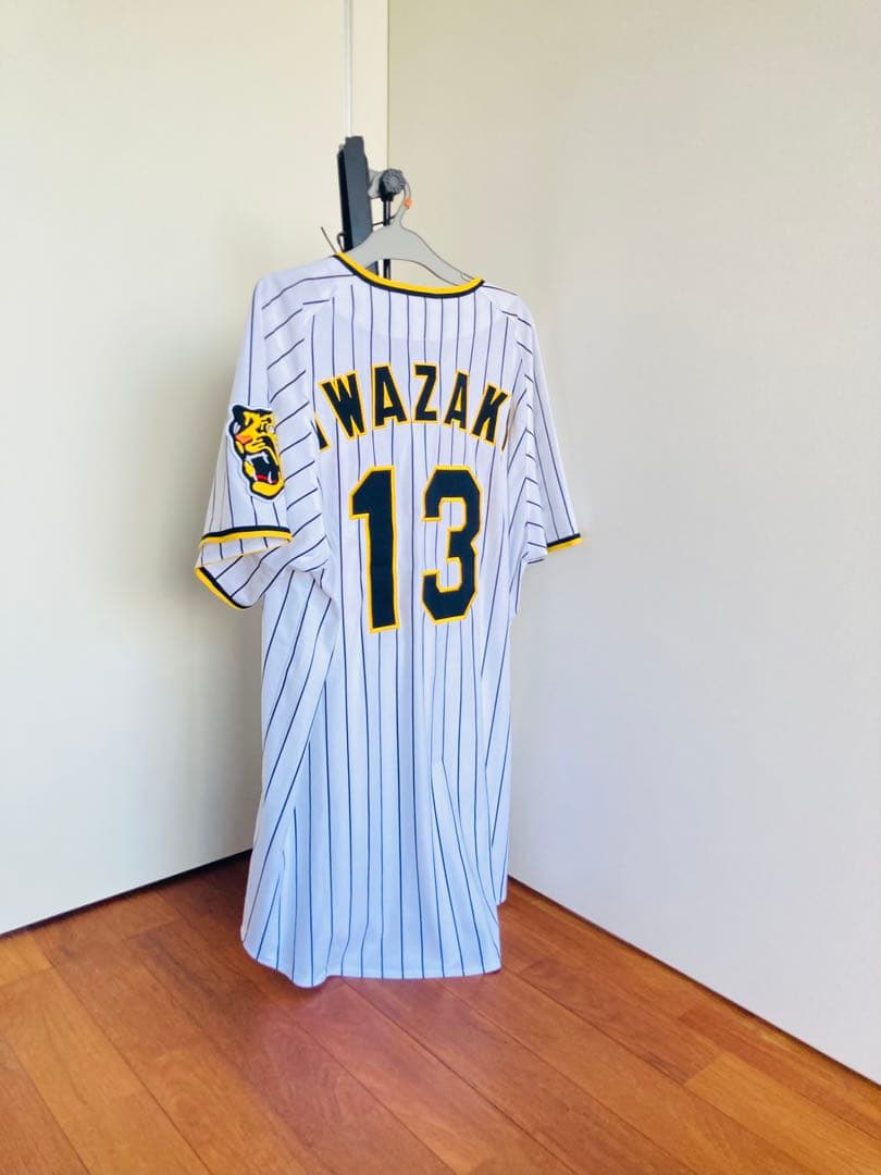 ミズノ 阪神タイガース ユニフォーム　岩崎優　ホーム　XOサイズ　刺繍